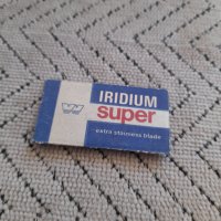 Старо ножче за бръснене Iridium Super, снимка 1 - Други ценни предмети - 43885257