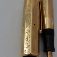 RRR-Златна 14к писалка PARKER(Паркер)солидно злато 14 к, снимка 4 - Антикварни и старинни предмети - 36517127