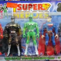 Комплект от 5 фигурки на супер герои , снимка 1 - Фигурки - 39025329