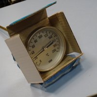 биметален термометър Wika thermometer ф100mm, 0/+200°C, L-500mm, снимка 8 - Резервни части за машини - 37103726