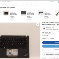 Нова клавиатура за Lenovo ThinkPad T14s Gen 3 21CQ 21CR GER BKLT, снимка 2 - Части за лаптопи - 43503160