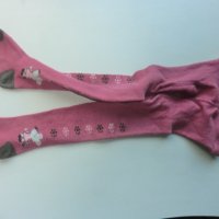  чорапогащник розов мишки, снимка 1 - Бебешки чорапи - 37158912