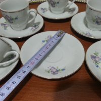 Стар български порцелан чашки за кафе , снимка 3 - Антикварни и старинни предмети - 42963405
