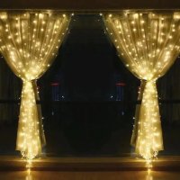 Светеща LED завеса със 120лед светлини, снимка 2 - Лед осветление - 43430092