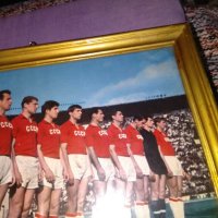 URSS world cup 1966 CCCР футболен отбор фотос в рамка със стъкло 378х295мм, снимка 3 - Футбол - 43289378