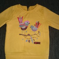 жълта блузка птички, снимка 1 - Детски Блузи и туники - 26929406
