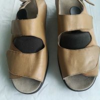 Големи сандали ест велур и кожа, снимка 2 - Сандали - 32812537