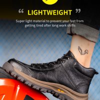 Pаботни Обувки с Метално Предпазно Бомбе,Кевларена Подметка, S3,8886, снимка 7 - Други - 38100786