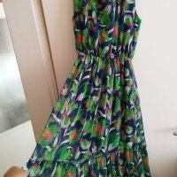 Дълга цветна рокля, снимка 2 - Рокли - 40638489