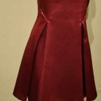 Елегантна червена рокля , снимка 4 - Рокли - 42979137