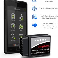Kungfuren OBD2 Bluetooth скенер, Auto Code Reader за Android, Windows, снимка 2 - Аксесоари и консумативи - 40092246