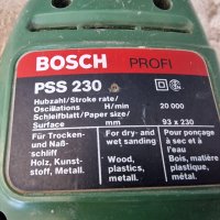 Виброшлайф BOSCH PSS 230, снимка 5 - Други инструменти - 43048191