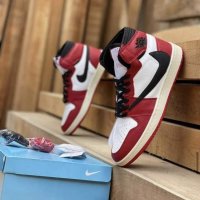 🤩✔️Nike Jordan червени дамски обувки✔️🤩, снимка 1 - Маратонки - 43770858