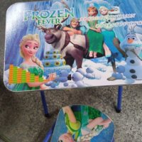 Комплект маса и стол за деца с дизайн Принцеси, снимка 1 - Мебели за детската стая - 32193521