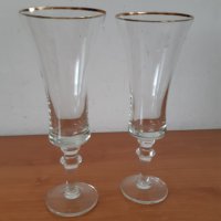 Ретро чаши, стъкло, снимка 1 - Чаши - 37105524