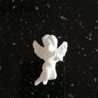 Гипсови фигурки за гости от керамичен гипс ангелче, крила, сърце, мече, Богородица , снимка 16 - Изработка на бижута и гривни - 37824464