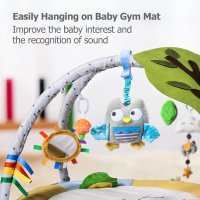 Нова детска музикална плюшена играчка Бухал за бебета малки деца 0+ месеца, снимка 5 - Плюшени играчки - 35418183