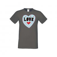 Мъжка тениска Свети Валентин Love 4, снимка 4 - Тениски - 35649942