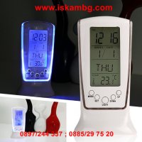 Настолен LED часовник с термометър - 510, снимка 13 - Други стоки за дома - 26981847