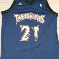 Adidas NBA  Timberwolves GARNETT # 21 Mens Size М ОРИГИНАЛ! МЪЖКИ ПОТНИК!!, снимка 7 - Спортни дрехи, екипи - 37603641