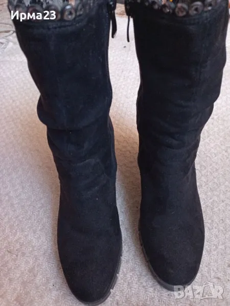 Велурени ботуши, снимка 1