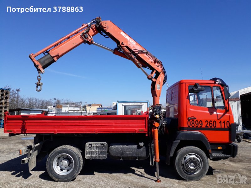 самосвал с кран, снимка 1
