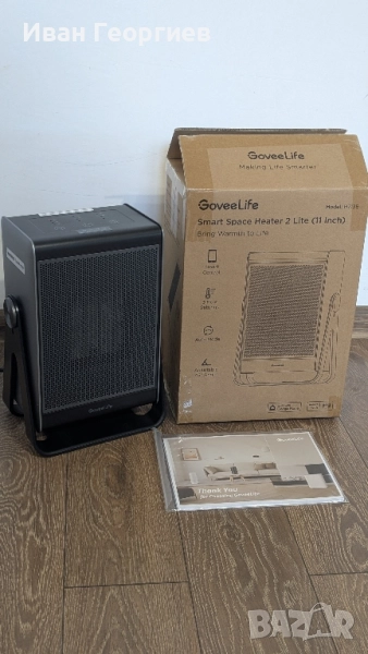 Govee Space Heater 2 Lite - 1500w , Wi-Fi smart отоплителен уред , снимка 1