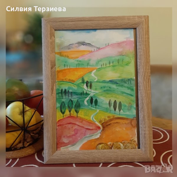 Картина "Лятна Тоскана", снимка 1