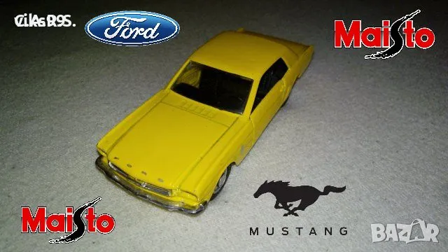 Ford Mustang 1964 Model Car By Maisto Mащаб 1:43, снимка 1