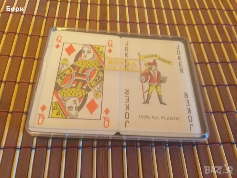 Нови Гръцки карти 2 тестета 100% пластик, снимка 1