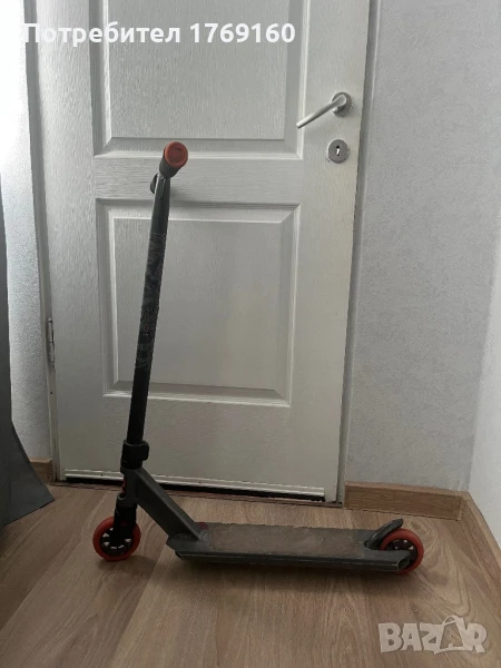 Тротинетка за фрийстайл MF500 черно/оранжево, снимка 1