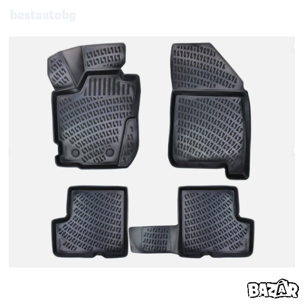 3D Автомобилни гумени стелки GMAX тип леген за Dacia Duster (2018+), снимка 1