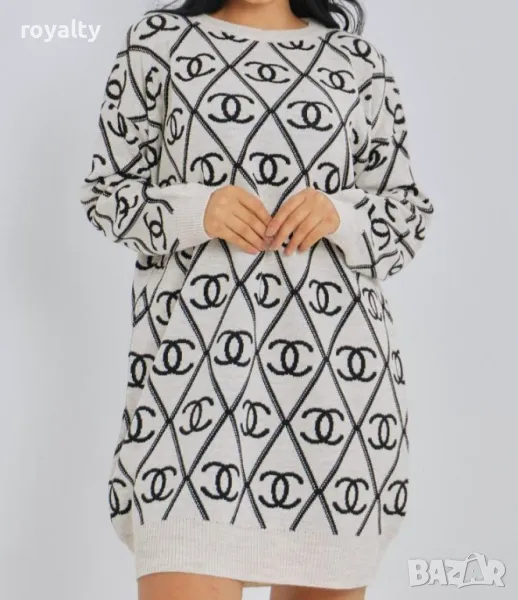 Ch🅰️nel дамска рокля плетиво , снимка 1