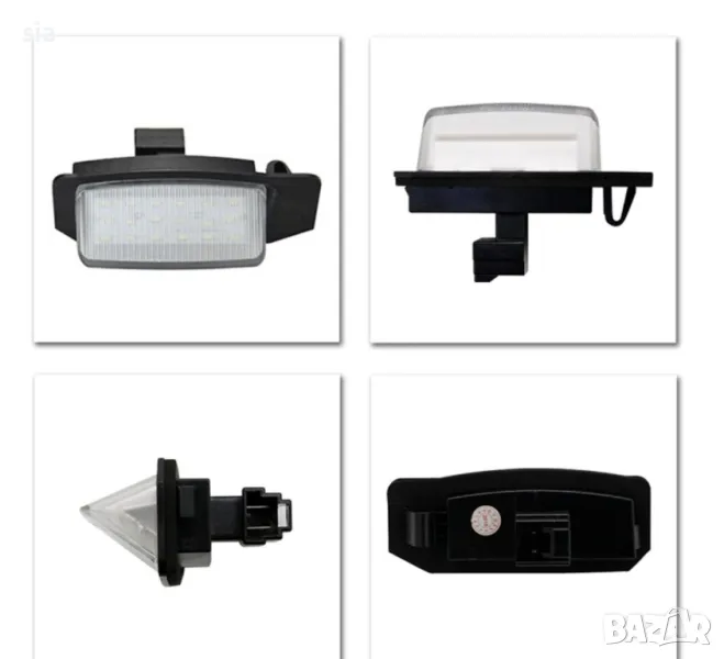 LED плафони регистрационен номер за OUTLANDER, Mitsubishi, снимка 1