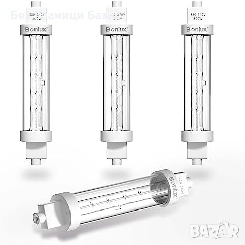 Нов комплект от 4 броя 300W R7S Лампа за Загряване , снимка 1