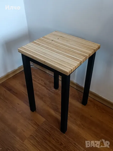 Дървена помощна маса , снимка 1