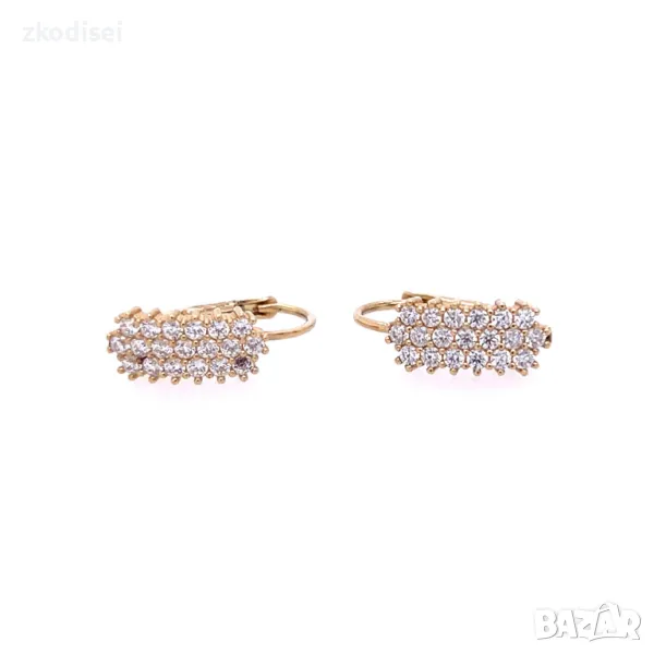 Златни обеци 2,08гр.14кр. проба:585 модел:4283-4, снимка 1