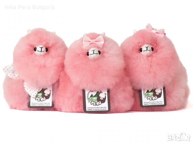  Усмихната алпака – мини, 15 см, Cotton Candy, снимка 1