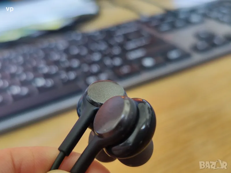 Чисто нови, неизползвани стерео слушалки с плетен кабел HD микрофон ОЕМ на SAMSUNG AUX 3,5 mm, Бас, снимка 1