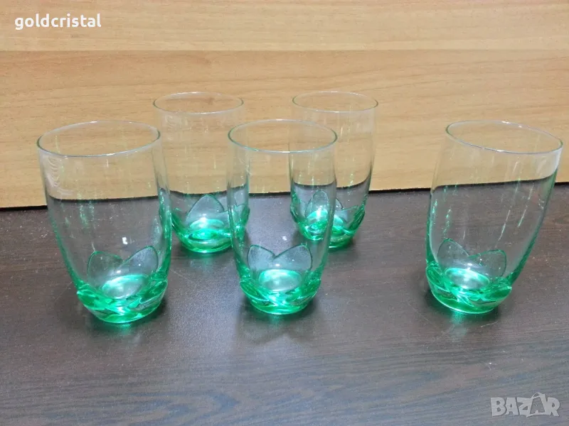 стъклени водни чаши , снимка 1