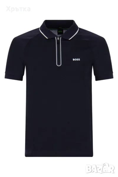 Hugo Boss Philix - Оригинална мъжка тениска с яка размер S, снимка 1