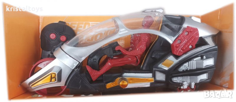 Спайдърмен с мотор с дистанционно управремние Speed Chariot, снимка 1