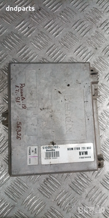 Компютър Renault 19 1.7i 1991г. S100811102 7700731802 , снимка 1