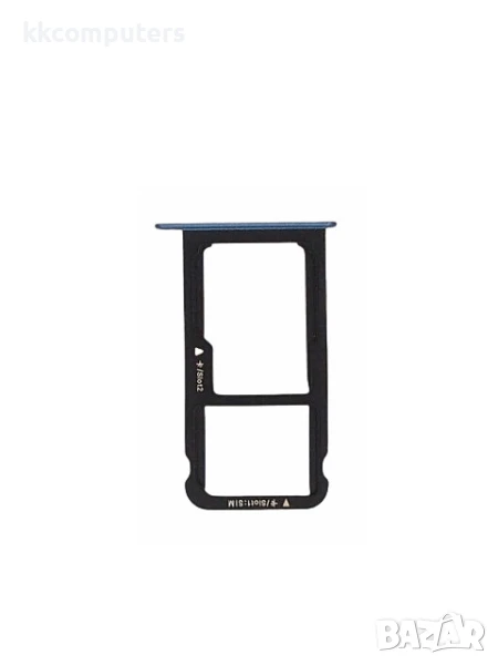 SIM-MicroSD държач Huawei P10 Lite (WAS-LX1) : Цвят: Blue, снимка 1