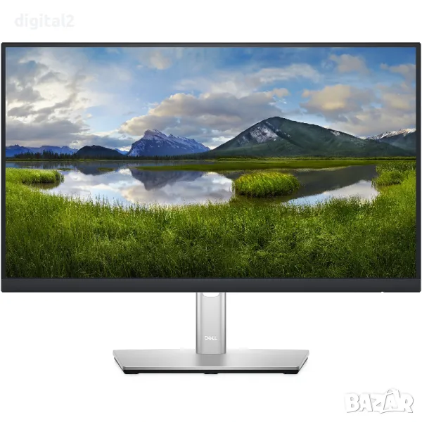 Монитор Dell 21.5'' IPS, Full HD, 60Hz, 5ms, HDMI, Display Port, VGA, USB, Pivot, P2222H , снимка 1