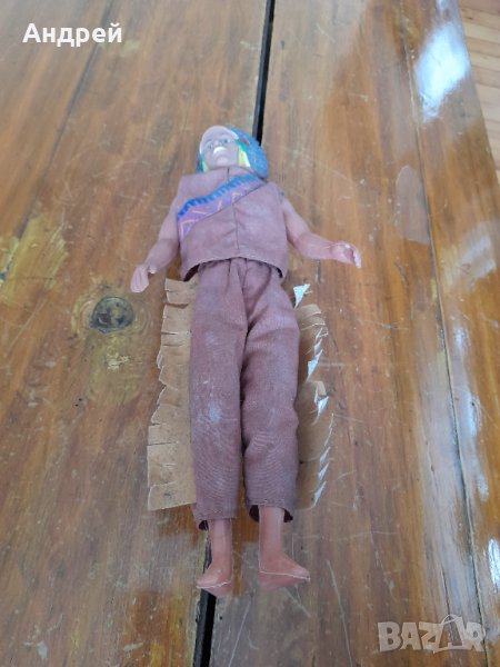 Стара фигурка Индианец #3, снимка 1