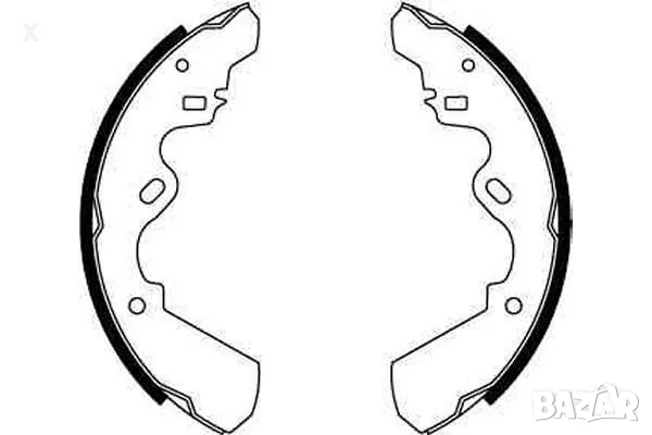 SIMER S449 ЗАДНИ ЧЕЛЮСТИ BEDFORD Midi / ISUZU Trooper, Midi, Campo / 1977-1997 / OE 94104258 , снимка 1