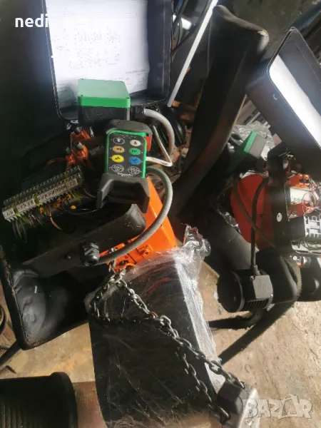 верижни телфери с радиоуправление шнайдер-1,5т,1 т. 0, 5т, снимка 1