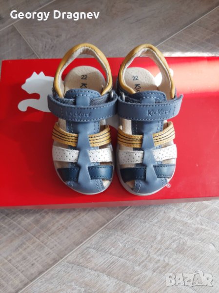  Детски Сандали Естествена Кожа Номер 22 , снимка 1