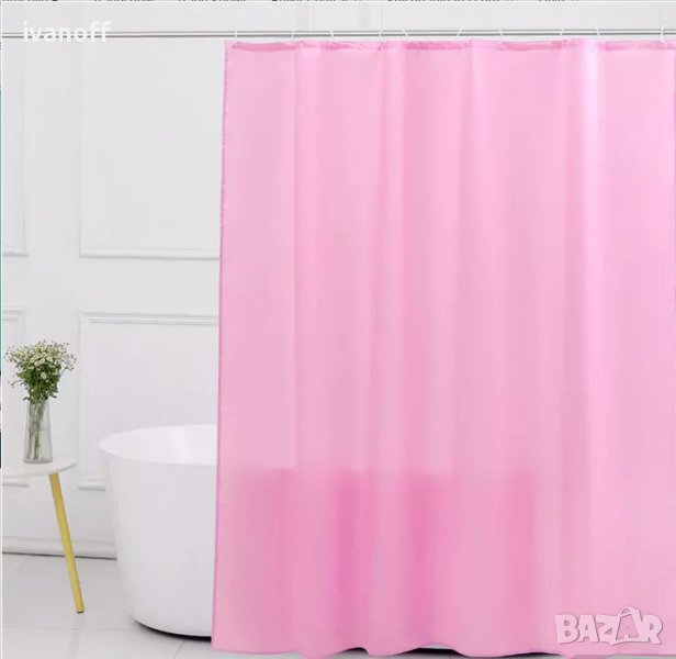 Луксозна завеса за баня 180х180см, снимка 1